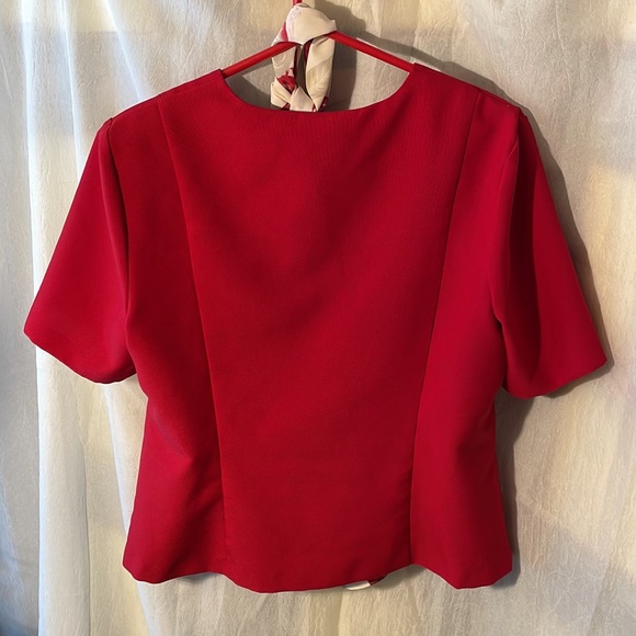 Vintage Willow Ridge 3-Piece Blazer, Floral Print Skirt & Scarf Set - Picture 7 of 7